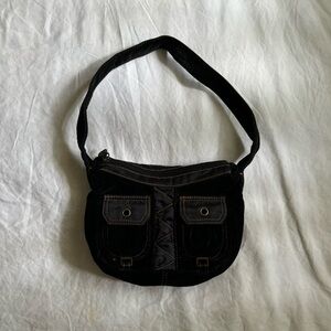 Black Velvet Mini Bag